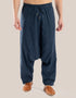 Harem pants with drawstring detail embroidery